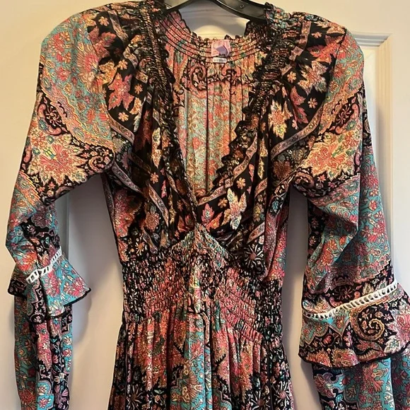 Cienna bohemian maxi dress size small - Picture 3 of 6